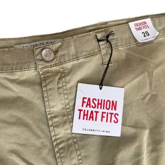 Celebrity Pink montauk cropped pants nwt SIZE 20 - Picture 6 of 8